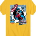 thumbnail image 3 of Marvel Captain America - Panels - Toddler and Youth Short Sleeve Graphic T-shirt, 3 of 5