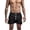 Black, variant on Men's Solid Color Three Part Beach Pants Straight Tube Loose Sports Shorts Mens Beachwear Swimsuits Man Mens Lined Board Shorts Unlined Board Shorts Men Men Board Short Board Short Quick Y Elastic