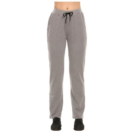 Women Fashion Drawstring Casual Sports Solid Jogger Sweatpants Sports Pants RllYE
