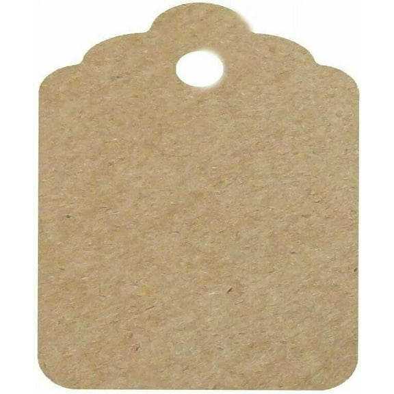 100 Qty Pre-Strung Quality Price Tags 1 7/16" x 2 3/16"