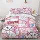 thumbnail image 3 of Disney-juego de ropa de cama de dibujos animados para niños y niñas, edredón de dibujos animados de Marie Cat, tamaño Queen y King, Kawaii, funda de almohada, regalo, 3 of 5