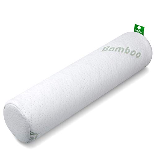 Cervical Bolster Pillow Memory Foam Neck Roll for Neck,Spine,Lumbar Pain Relief