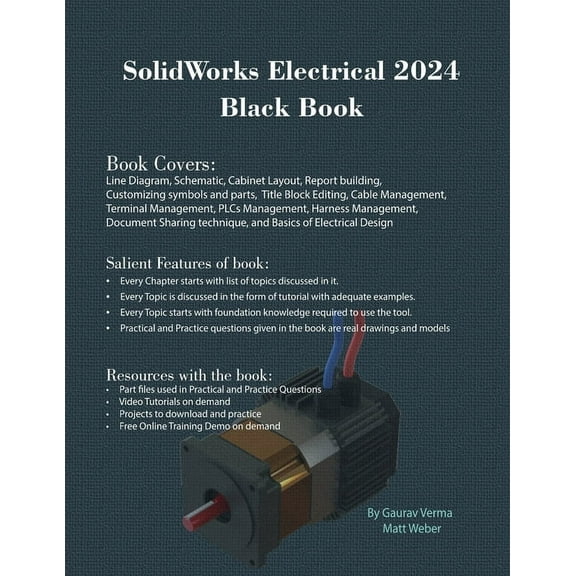 SolidWorks Electrical 2024 Black Book, (Paperback)