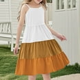 thumbnail image 5 of Ashirexll Teen Summer Dresses, Girls Summer Dress, Summer Girl's Sleeveless Boho Style Casual Color Matching Tiered Slip Dresses for 4-14Y, 5 of 7