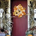 thumbnail image 1 of Corona de otoño para Acción de Gracias, hojas de arce realistas para Halloween, flores artificiales para puerta de entrada, corona de otoño para inaug, 1 of 8