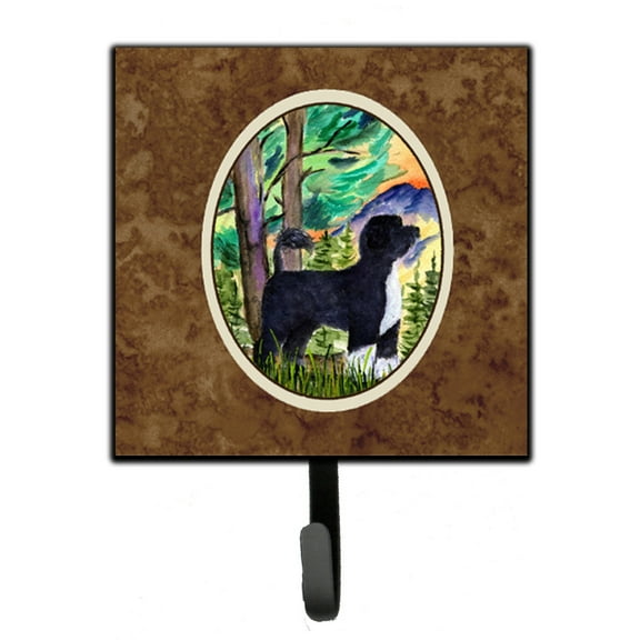 Carolines Treasures Portuguese Water Dog Leash or Key Holder Single Hook multicolor