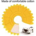 thumbnail image 4 of Dww-collerettes Pour Chiens Jaune(m) Chat Anti-morsure Protection Ajustable Collier De Rcupration Comfy Cone Pour Chiens Et Chat Avec Adorable Motif D, 4 of 5