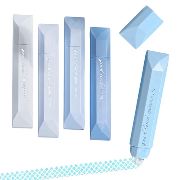 Double Sided Tape Pens, 4PCS Craft Adhesive Glue Runner for Scrapbooking, Gift Wrapping, Photo Mounting and School Office DIY Projects