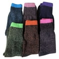 thumbnail image 2 of 2.13 TOG Rating Thermal Socks For Men and Women Keep Feet Warmer Socks - Assorted Colors, 9 - 11, 6 Pairs, 2 of 2