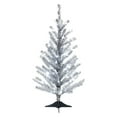 thumbnail image 3 of Kurt Adler 24-Inch Battery-Operated Pre-Lit Green Tinsel Tree, 3 of 9