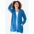 thumbnail image 5 of Woman Within Women's Plus Size Button-Front Shaker Cardigan, 5 of 6
