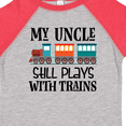 thumbnail image 4 of Inktastic My Uncle Still Plays with Trains Boys or Girls Toddler T-Shirt, 4 of 5
