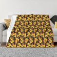 thumbnail image 1 of Fotbe Cartoon Ducks Manta de Franela con Estampado, Manta Ultrasuave para Cama, Sofá, Auto, Hipoalergénica y Antibolitas-60"x50", 1 of 6