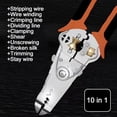 thumbnail image 4 of 10-in-1 Multifunctional Wire Stripper Crimper Cable Cutter Pliers P5A7, 4 of 8