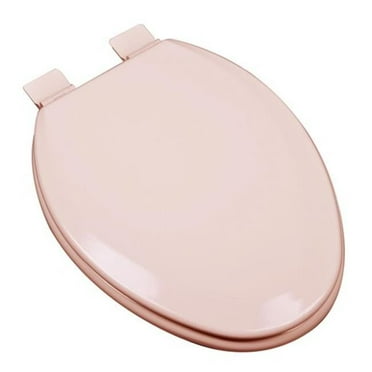 Plumbing Technologies 1F1E5-20 Premium Molded Elongated Wood Toilet Seat, Venetian Pink