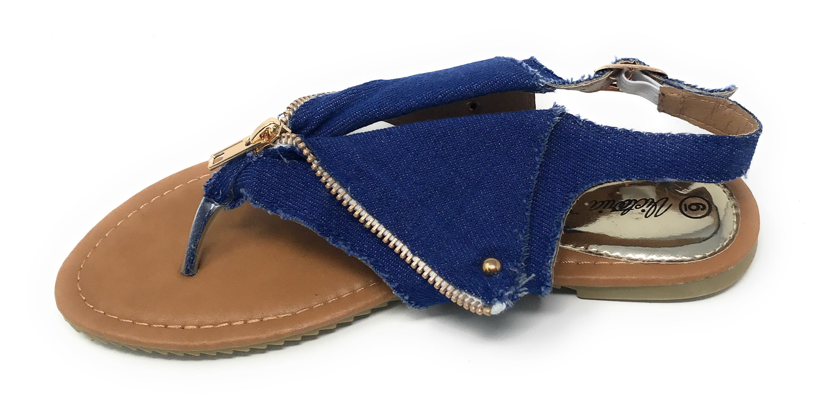 Victoria K. Women's Zipper Thong Sandal