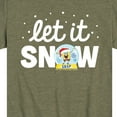 thumbnail image 3 of SpongeBob SquarePants - Let It Snow - Toddler And Youth Short Sleeve Graphic T-Shirt, 3 of 6