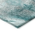 thumbnail image 4 of Addison Rugs Chantille Indoor/Outdoor Contemporary Watercolors Teal Washable Rectangle Rug, 2'6" x 3'10", 4 of 6