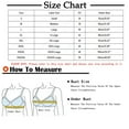 thumbnail image 2 of Bigersell Sports Bra Upgrade Women's Seamless Tops New Product No Underwire Gathering Bra Comfortable Front Button Breathable Bra Full-Coverage Bra Style F-806 Black XXL, 2 of 3