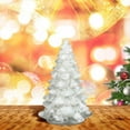thumbnail image 3 of Neoyler Resin Christmas Tree Home Mini Decoration Christmas Decorations Christmas Ornaments Tabletop Ornament Shimmering Resin Crystal Chips for Living Room Office Desk White, 3 of 5