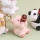 thumbnail image 2 of Cute Animal Figurine for Kids, Mini Resin Animal Toy, Cake Topper, Desk Decor, Dashboard Decor, for Home, Bookshelf, Office, Pig, 2 of 4