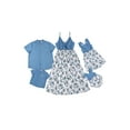 thumbnail image 2 of Summer Family Matching Clothing Set, Floral Print Dress, Short Sleeve Shirt, Parent-child Summer Holiday Outfit, 2 of 4