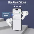 thumbnail image 6 of Earbuds, 5.3 Headphones with Noise Cancelling Mic for 17 Pro Max/17/16/15,HiFi Stereo 60H Playback in Ear Buds with IPX7 Earphones for Office/Running/Workout, 6 of 6