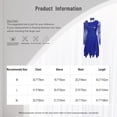 thumbnail image 7 of Haitryli Latin Dance Dress for Women Sequin Tassel Cocktail Dresses Cha Cha Tango Ballroom Dress with Choker Red M, 7 of 7