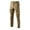 Khaki, variant on WREESH Men's Cargo Pants Fashion Casual Pure Color Outdoors Zipper Pocket Casual Pants Sweatpants Black