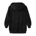 thumbnail image 4 of Mens Fuzzy Sherpa Jacket Fleece Long Sleeve Zip Up Coat Thermal Plush Winter Cozy Outwear Warm Coats Outdoor Fashion, 4 of 4