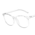 thumbnail image 1 of Anti-blue Glasses Retro Metal Frame Glasses Men And Women General Goggles ComfortableTransparent White, 1 of 5