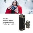 thumbnail image 4 of Side Handle Handgrip, Aluminum Alloy Universal Up And Down Adjustable Ergonomic Handgrip For Camera Cages, With 1/4 Screw Cold Shoe Mount, For Photography, 4 of 8