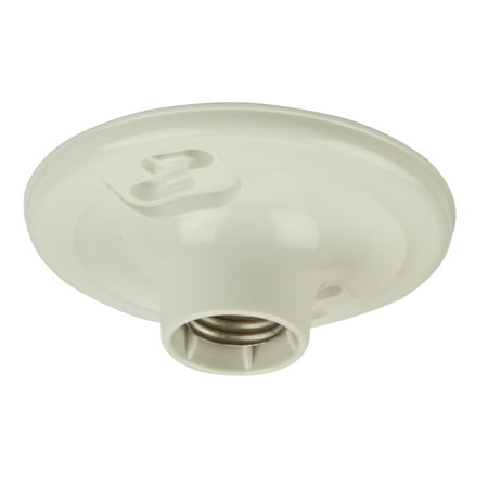 

Craftmade K212-P Plastic One Piece Keyless Lamp Holder - White