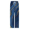 thumbnail image 4 of Abstract Pattern Pajama Pants Comfortable Elastic Waist Pajamas Fashion Sleepwear Bottoms Plus Size Homewear, 4 of 6