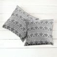 thumbnail image 6 of Ambesonne Black White Throw Pillow Cover 2 Pack, Eagle Prehistoric Art, 20", Black White, 6 of 7
