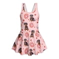 thumbnail image 4 of FUIALDOLG Pink Love Heart Dachshund Dogs Swimsuits for Little/Big Kid,Swimming Dress Princess Girl One Piece Swimsuits Quick Drying Bathing Suits Sleeveless Ruffle A-line Swimsuit Skirt 10-11 Y, 4 of 8