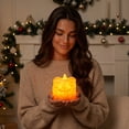 thumbnail image 7 of Fmbmuo Outdoor Halloween-Themed Flameless Led Candles , Thanksgiving Indoor Orange Warm Light Ornament , For Home Party Holiday Desktop Decor, 7 of 7
