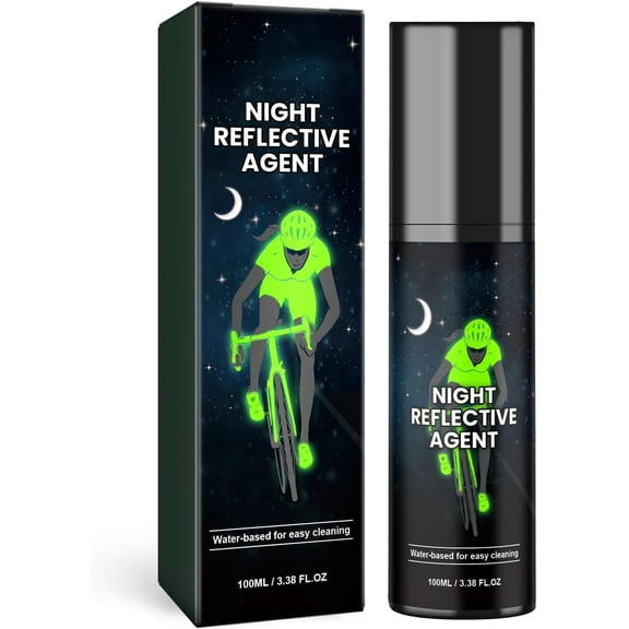 Glow in The Dark Spray Paint (3.38 oz Can) Clear Spray Paint That Glows Green in The Dark Paint for Stencil Decorative Green Night Reflective Agent