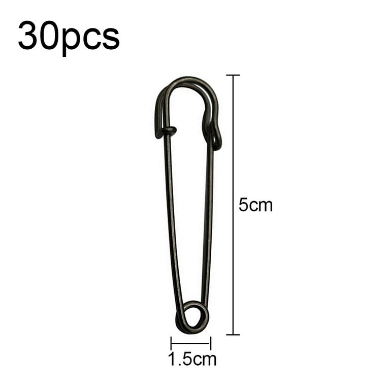  Urmspst Safety Pins (Upgraded), 4 Large Safety Pins Pack of 15  for Clothes Leather Canvas Blankets Crafts Skirts Kilts, Extra Large Safety  Pin Heavy Duty Safety Pins (Black)
