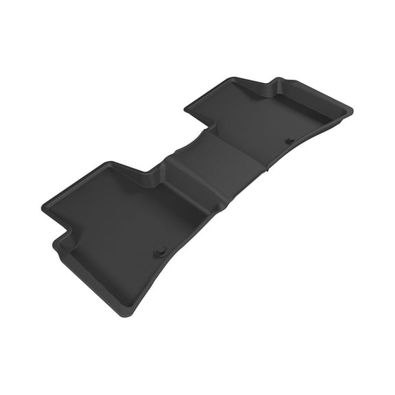 3D MAXpider L1HY06621509 Second Row Custom Fit All-Weather Floor Mat for Select Hyundai Tucson Models - Kagu Rubber (Black)