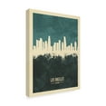 thumbnail image 2 of Trademark Fine Art 'Los Angeles California Skyline Teal' Canvas Art by Michael Tompsett, 2 of 4
