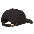 thumbnail image 4 of North Carolina State Flag Map Embroidered Unstructured Washed Cap - Black OSFM, 4 of 5