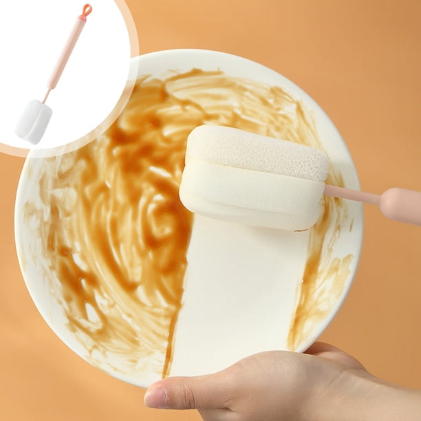 Artículos esenciales para dormitorios, suministros de limpieza al por mayor, cepillo de taza aislante de mango largo, esponja, cepillo de taza, cepillo de taza, cepillo de taza de lavado, cepillo de t