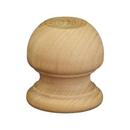 10 Pieces Finial Dowel Cap Ends 1-1/16" Tall x 1" Wide with 1/2" hole
