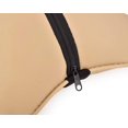 thumbnail image 5 of Dsstyles Almohada para cuello de coche, 2 piezas, almohada de viaje de cuero Pu para soporte de cuello para asiento de coche (beige) Feliz Sencillez, 5 of 5