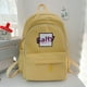 thumbnail image 4 of Mujeres Harajuku Mochila Moda Moda Estudiante Mochila Adolescente Bolsas (Amarillo), 4 of 9