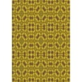 thumbnail image 1 of Ahgly Company Indoor Rectangle Patterned Dark Bronze Brown Abstract Area Rugs, 4' x 6', 1 of 6