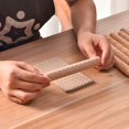 thumbnail image 4 of Paokuoon Clay Texture Clear Texture Wooden Rolling Pin Food Grade Slab Printing Handmade Pottery Clay Stamp Leaves Snowflake Water Ripple Pattern, 4 of 8