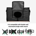 thumbnail image 5 of Outdoor TV Cover 80 to 85 Inches, Farmhouse Country Star Bless This Home Red Buffalo Plaid Waterproof TV Cover with Remote Control Pocket, Flat Screen TV Cover Protector for Outside TV, 5 of 6