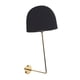 thumbnail image 3 of Perchero de pared para sombreros, organizador para guardar sombreros, tocado, pelucas, moderno soporte para sombreros Negro, 3 of 9